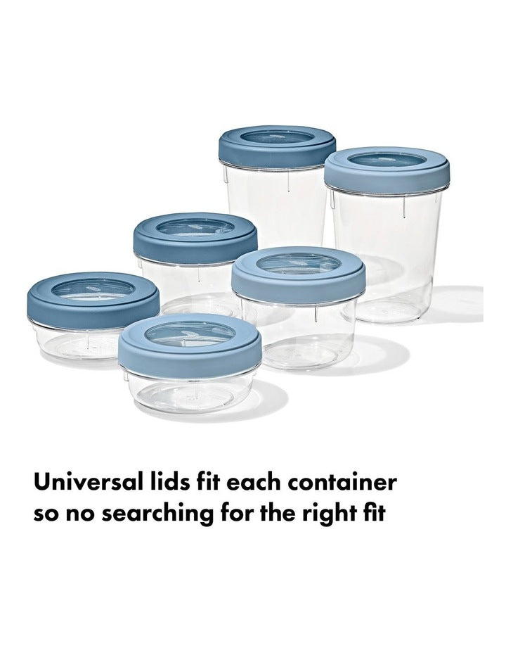 Twist & Stack Container Set 12 Pack in Blue