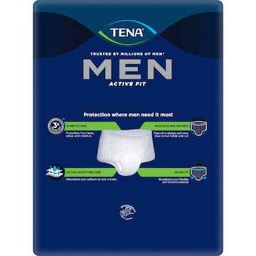 TENA Men Active Fit Incontinence Pants Plus Navy Size L/XL 8 pack