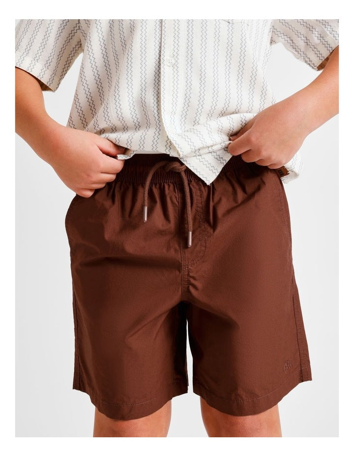Essentials Volley Short in Cappuccino