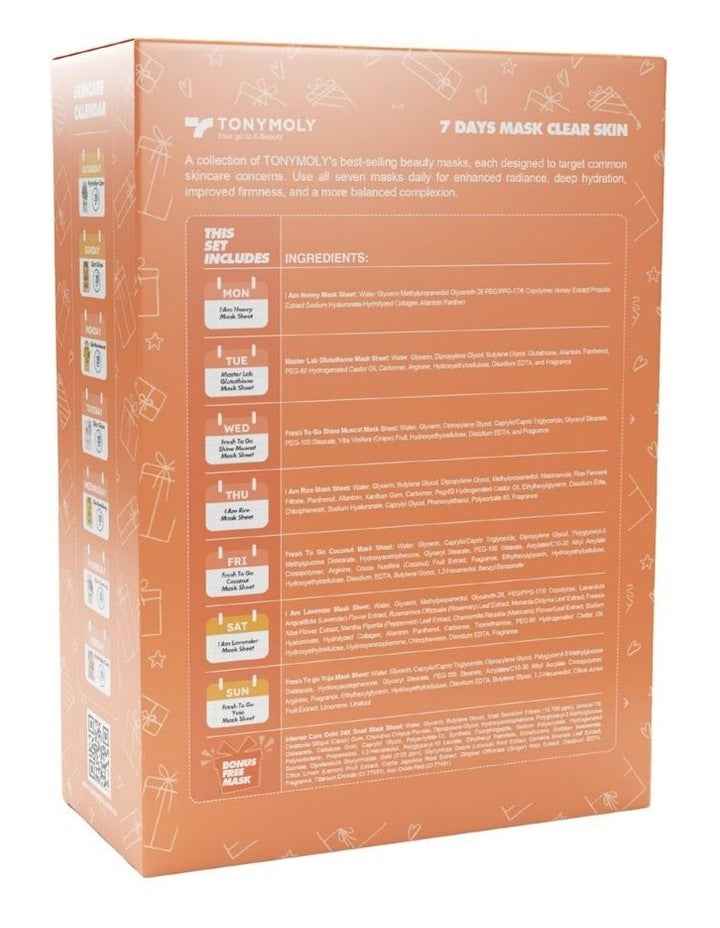 7 Days of Clear Skin Mask Set 2025
