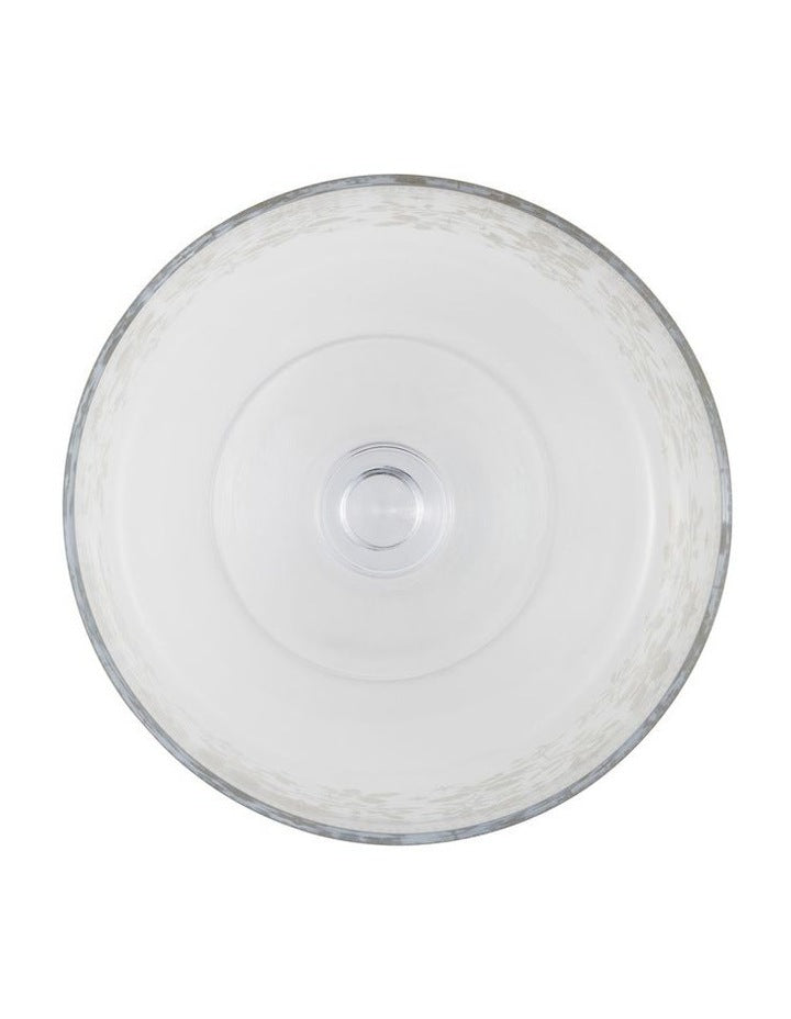 Christmas Footed Trifle Bowl 20cm Gift Boxed in White