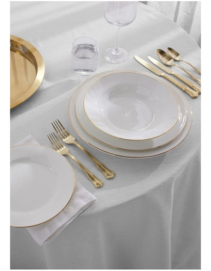 Rim Charger Plate 31cm in White