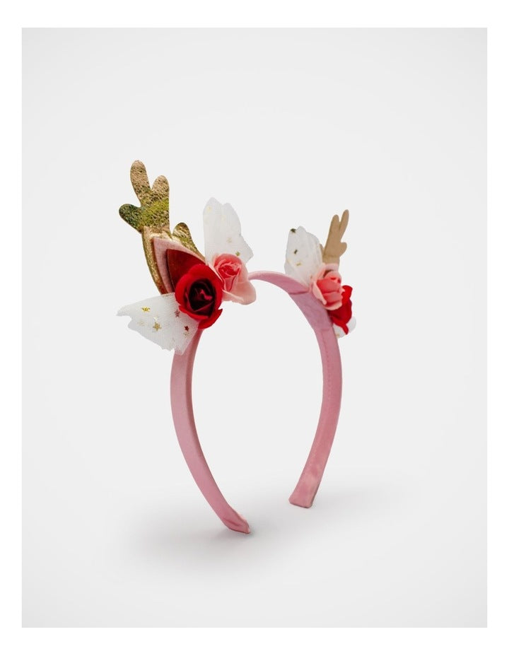 Christmas My Reindeer Alice Band in Multi