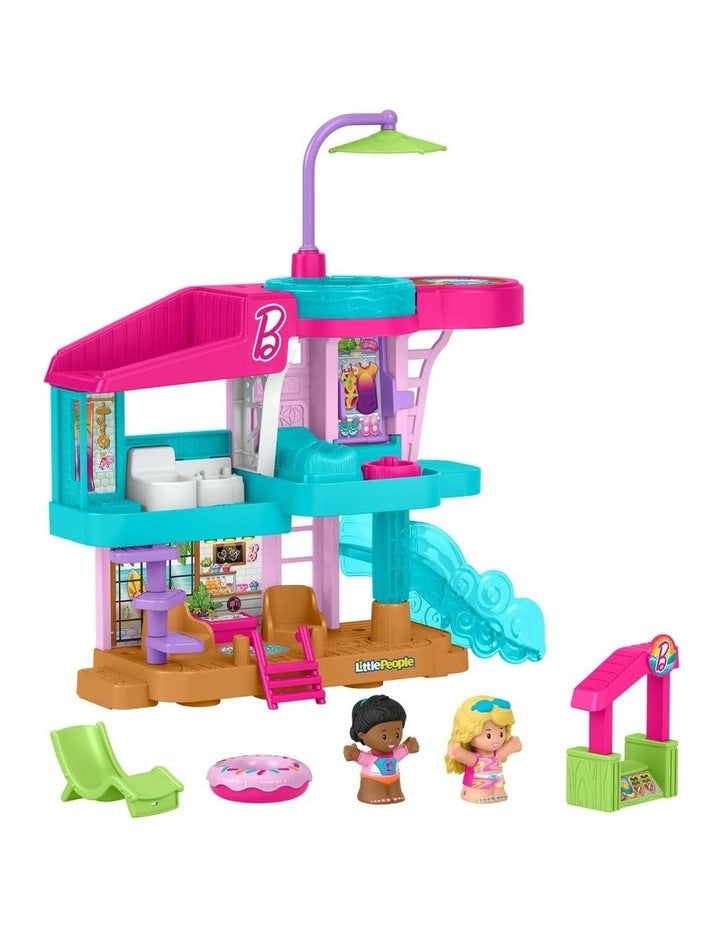 Little People Barbie Beach House Toddler Playset