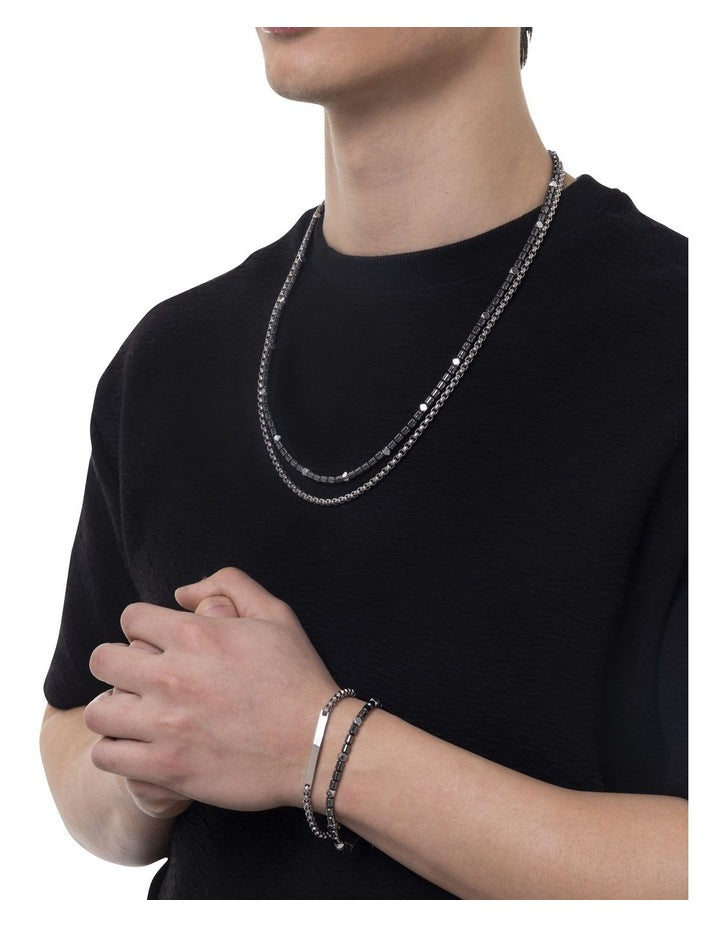 Grounded Hematite Necklace