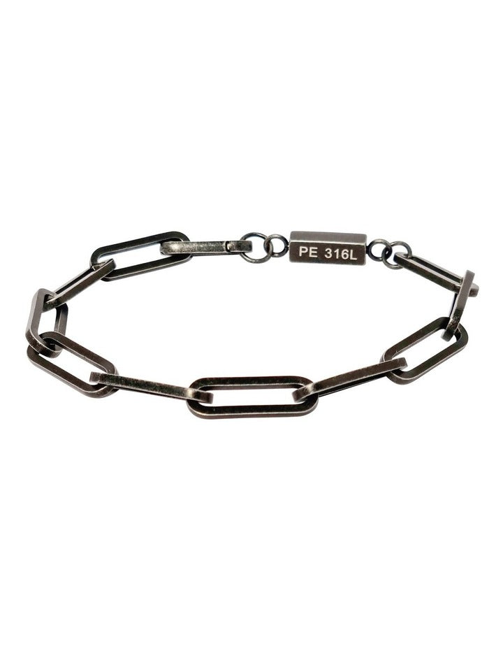 Bold Chain Bracelet in Black