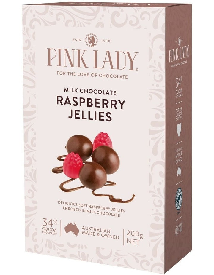 Milk Chocolate Raspberries Jellies