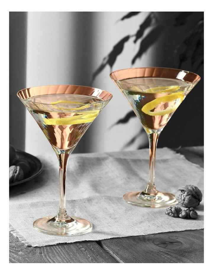 Avant Garde Lumi Martini Set of 6 in Clear