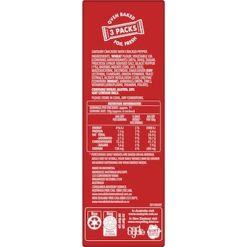 Ritz Black Pepper Crackers 227g