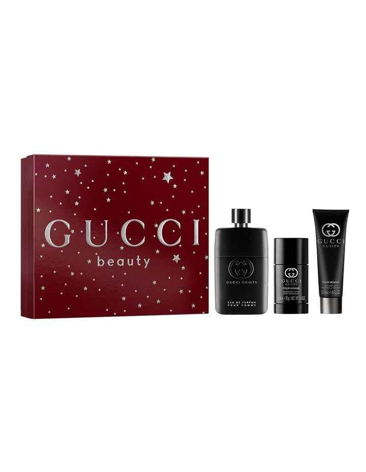 Guilty Pour Homme Eau de Parfum Trio Gift Set