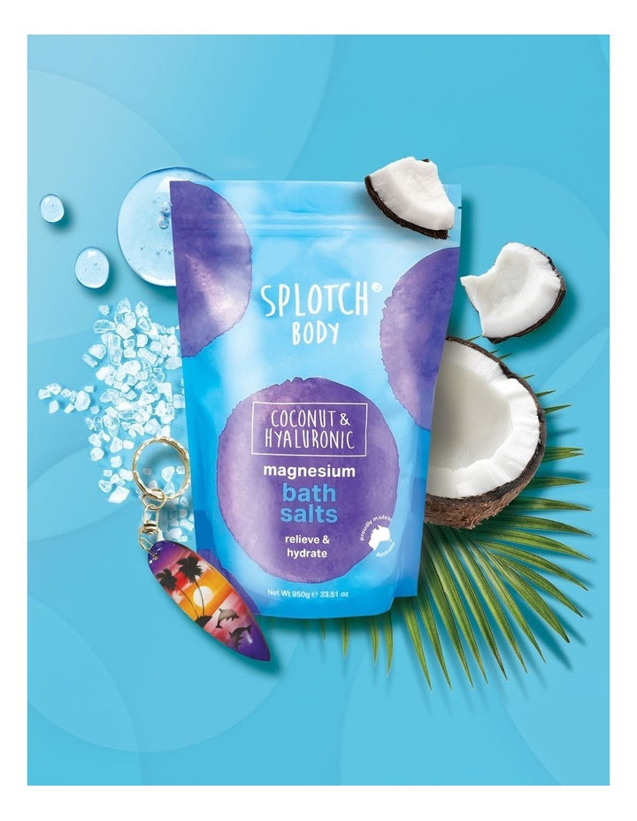 Coconut & Hyaluronic Magnesium Bath Salts 950g