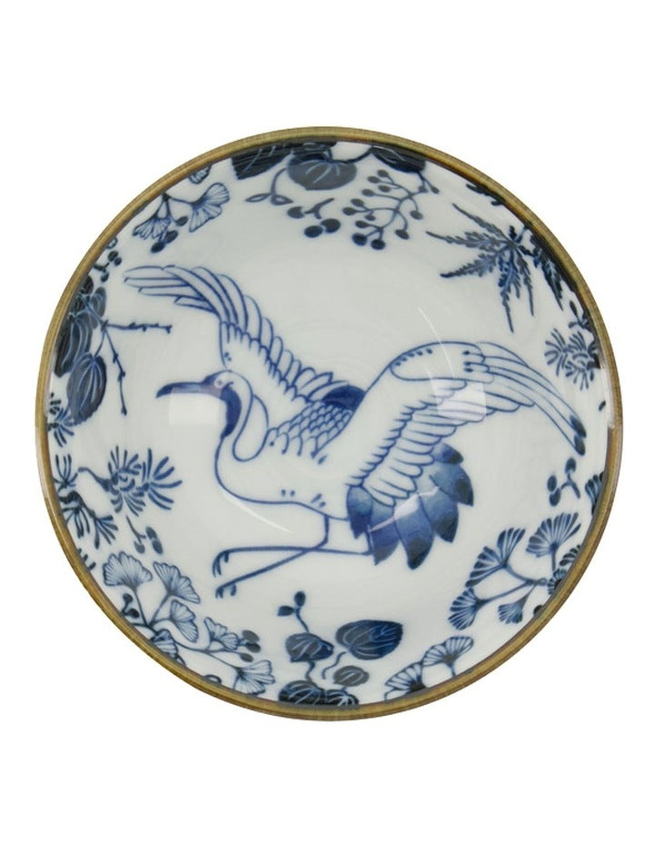 Flora Japonica Rice Bowl 12x6cm in Multi