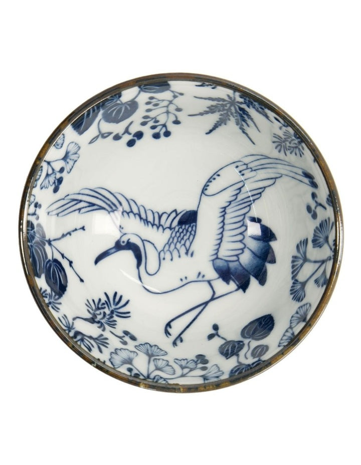 Flora Japonica Rice Bowl 12x6cm in Multi