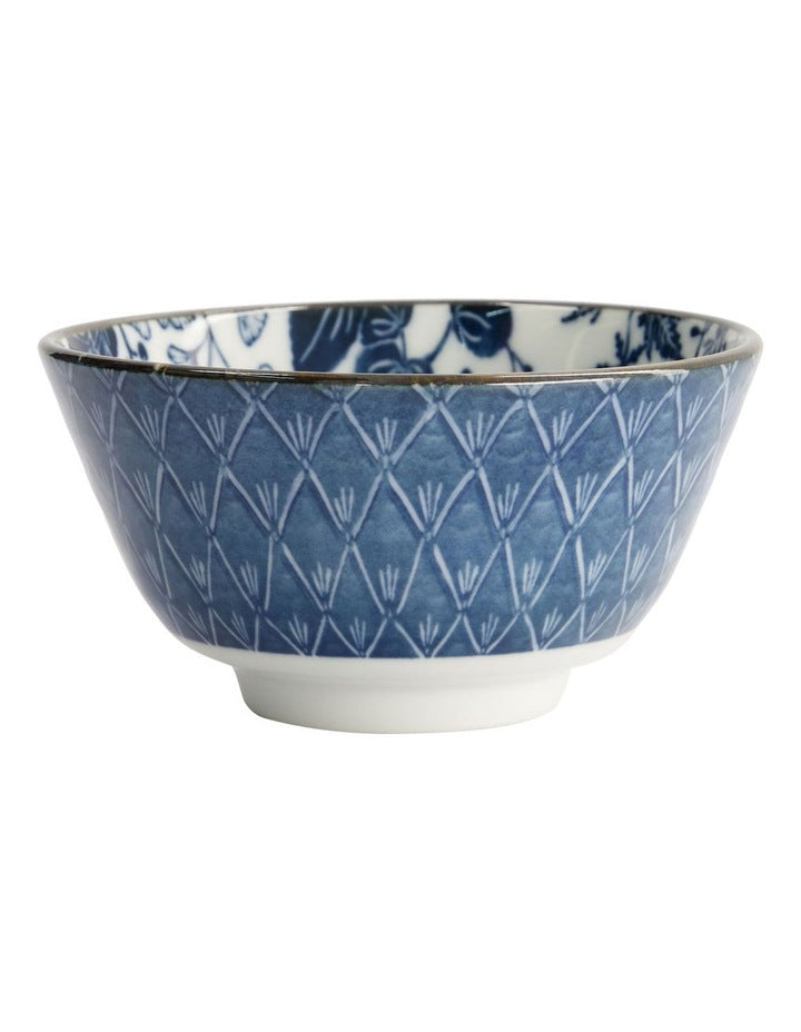 Flora Japonica Rice Bowl 12x6cm in Multi