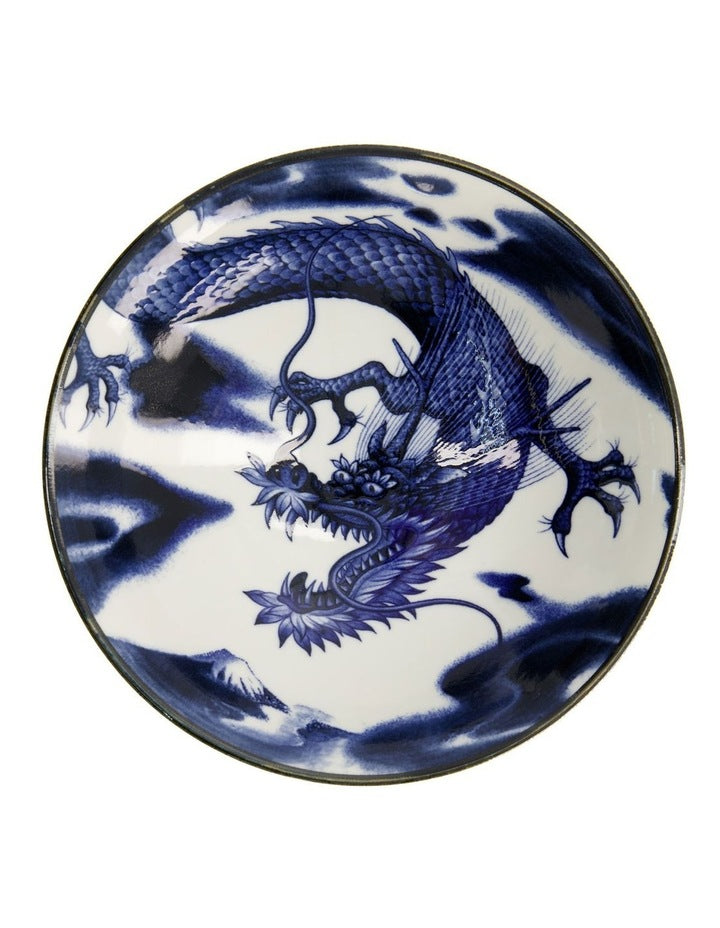 Japonism Menbachi Bowl 25x7cm in Blue