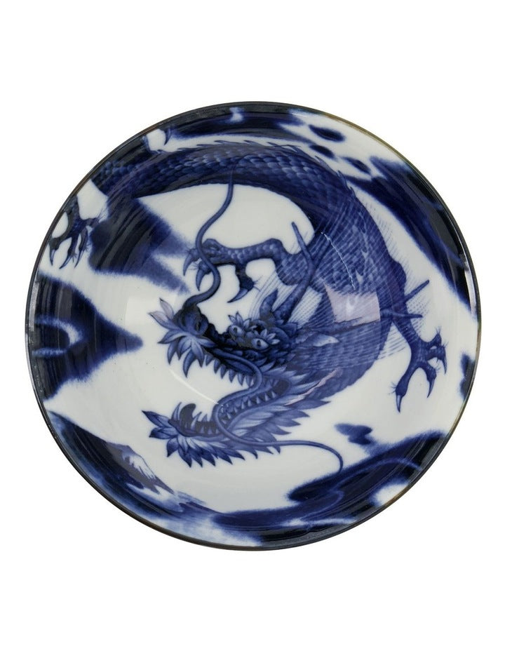 Japonism Dragon Tayo Bowl 14x6cm in Blue