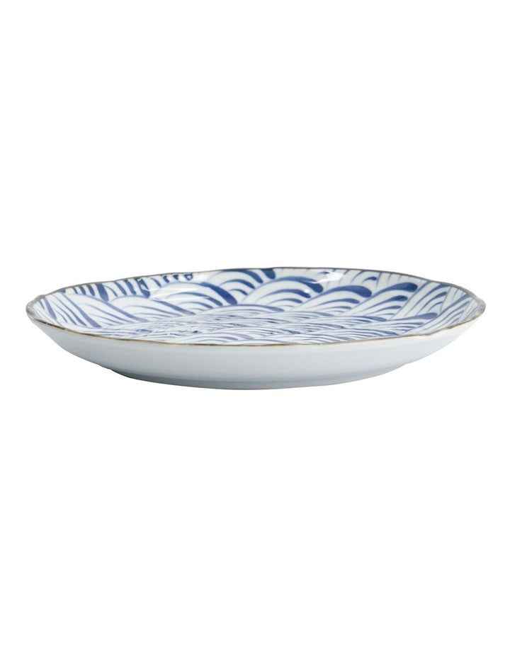 Natsu Nami Plate 25cm in Blue