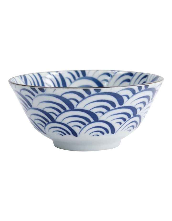 Natsu Nami Tayo Bowl 15x7cm in Blue