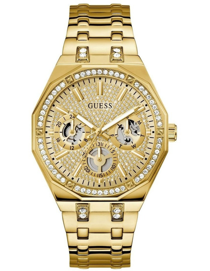Mens Multi-function Watch in Gold