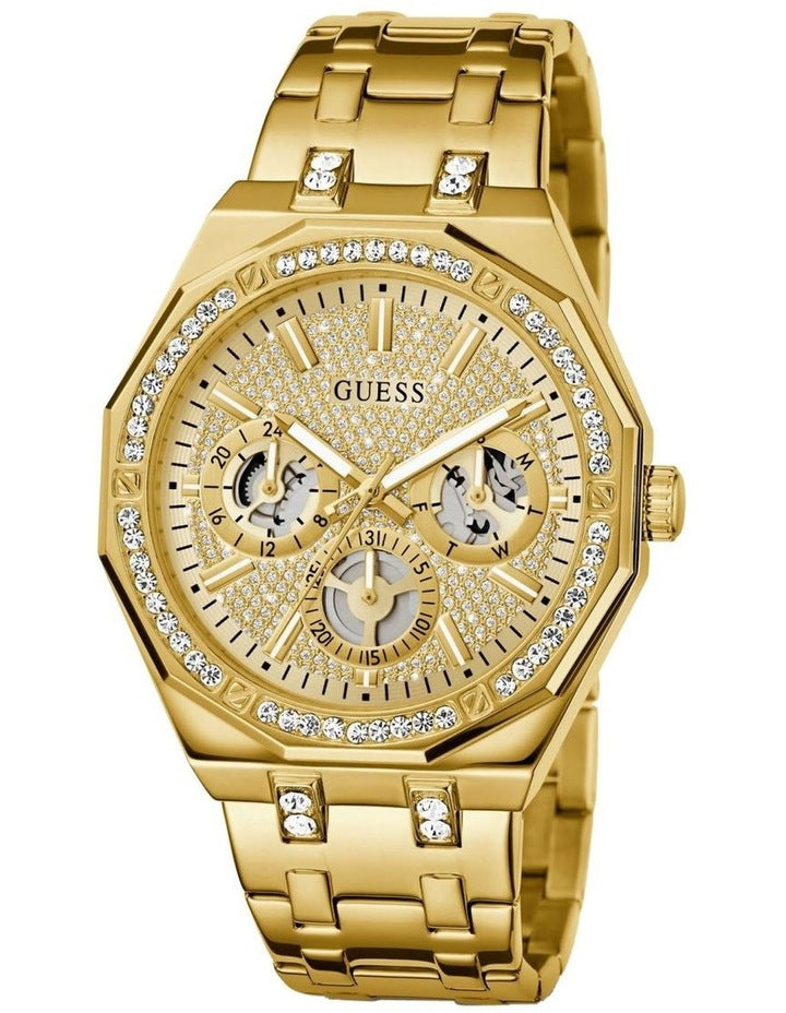 Mens Multi-function Watch in Gold