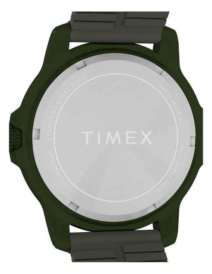 Expedition Timberline Silicone Strap Watch 42mm in Green