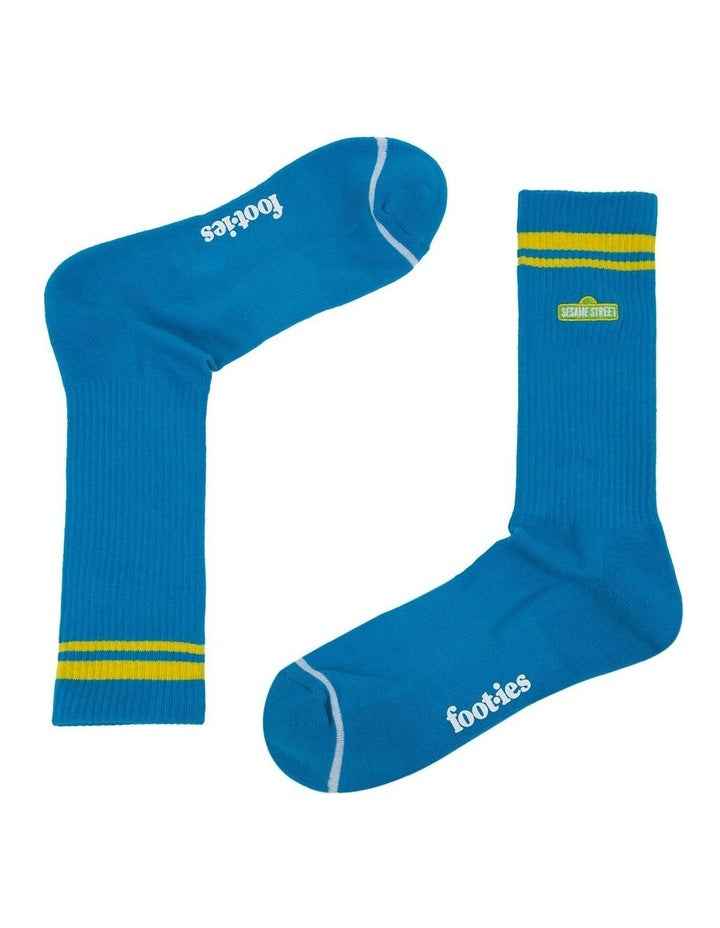 Cookie Monster Sneaker Sock 2 Pack