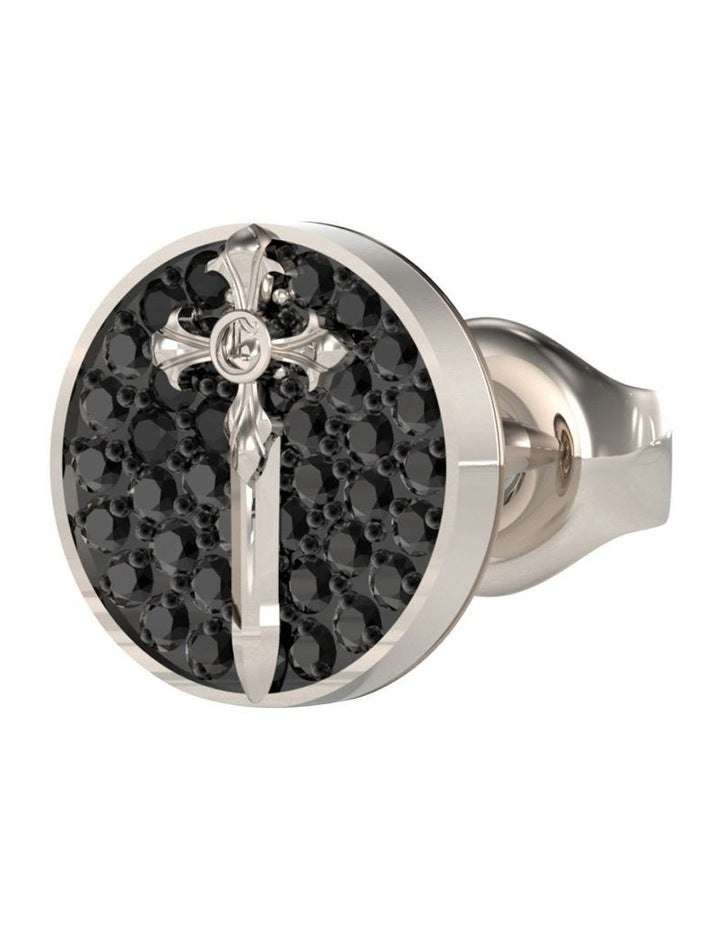 Rebel Knight Stud Earring in Silver