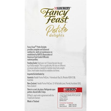 Fancy Feast Petite Delights Salmon & Tuna Wet Cat Food 50g x 6 pack