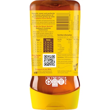 Capilano 100% Pure Australian Honey Squeeze 500g