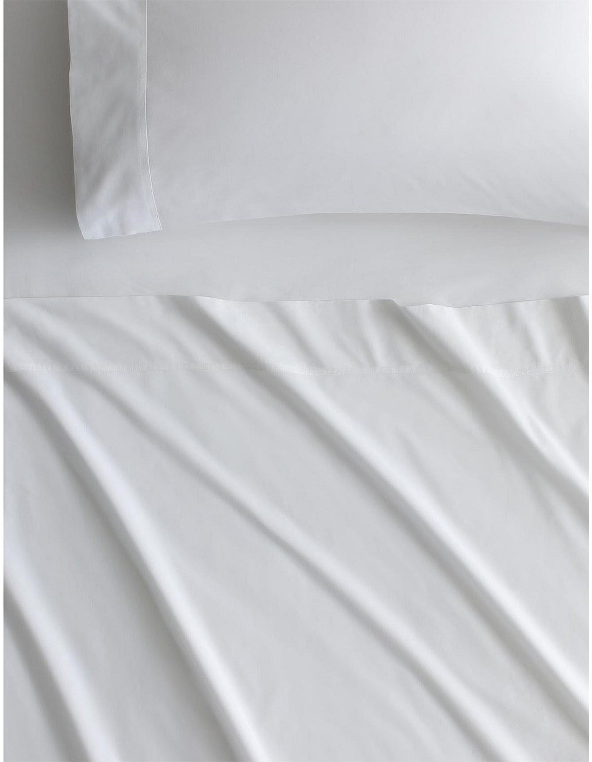 BYREN PERCALE KING SHEET SET - 50CM IN WHITE