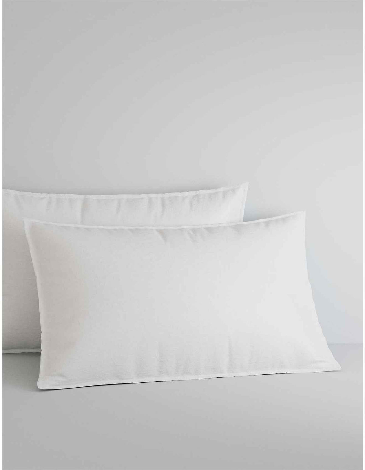 BAYLEY WASHED PERCALE SINGLE SHEET SET IN WHITE