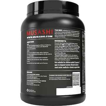 Musashi High Protein Powder Chocolate Milkshake 900g