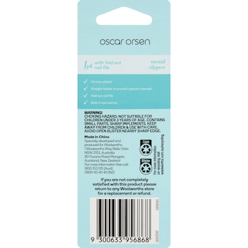 Oscar Orsen Toenail Clippers each