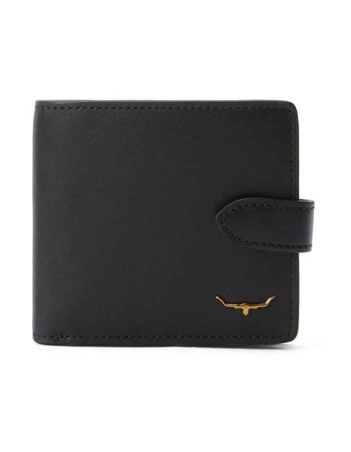 Wallet With Pocket And Tab in Black