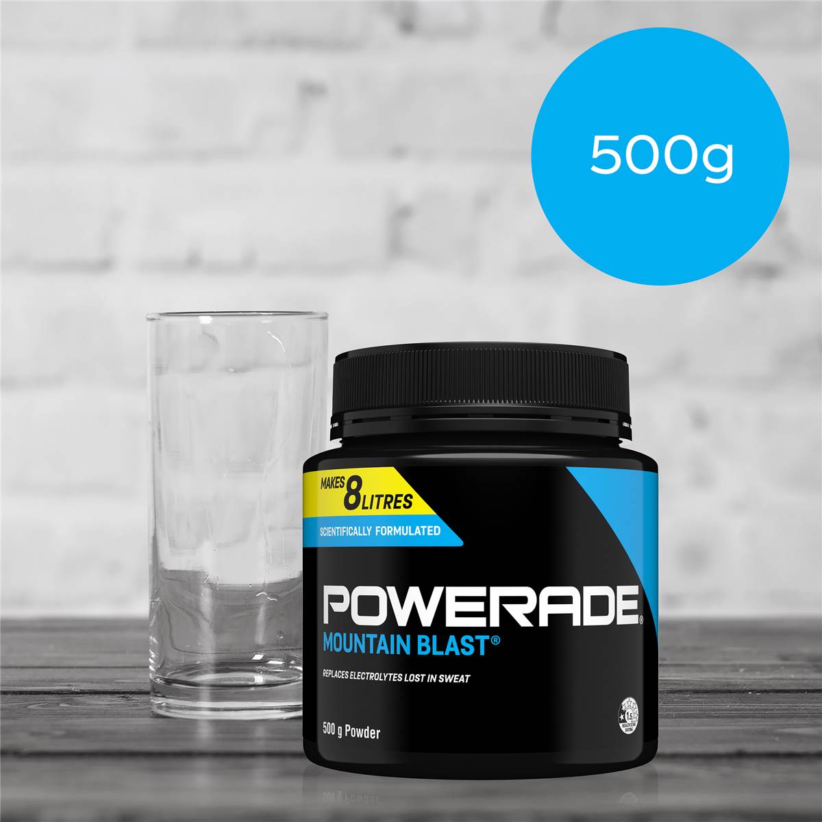 Powerade Isotonic Mountain Blast Powder 500g