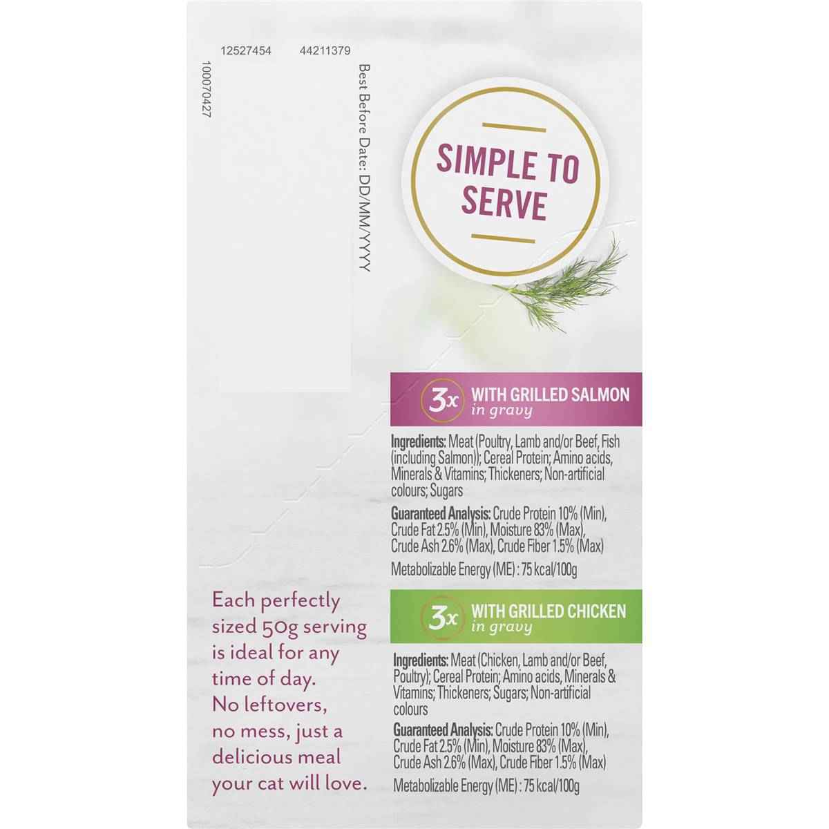 Fancy Feast Petite Delights Chicken & Salmon Wet Cat Food 50g x 6 pack