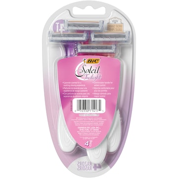 BIC Razor Disposable Soleil Twilight Lavender 4 pack
