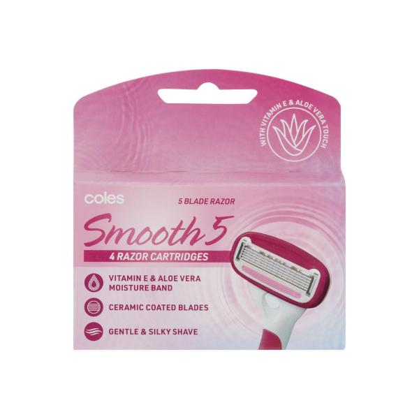 Womens 5 Cartridges Razor