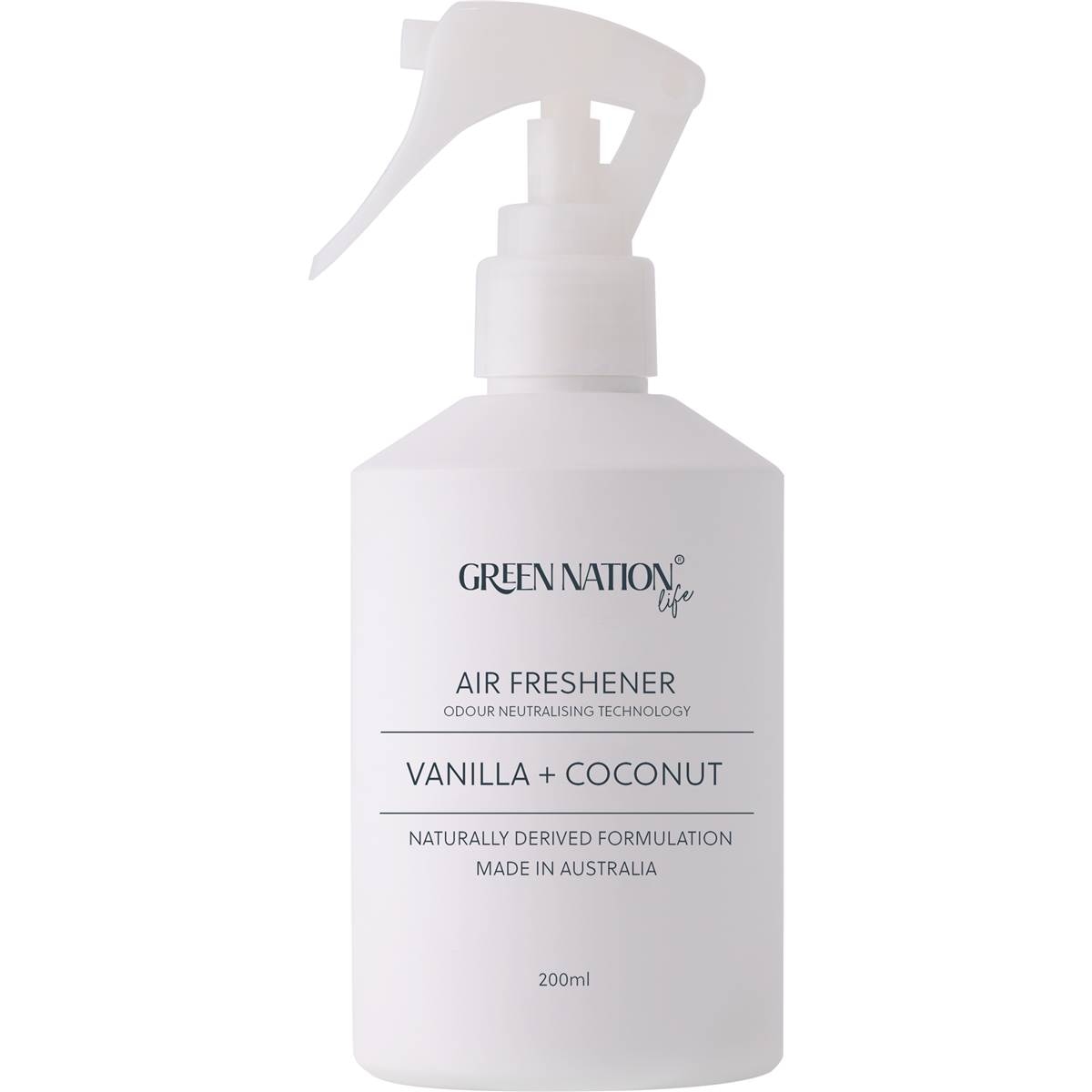 Green Nation Air Freshener Spray Vanilla + Coconut 200mL