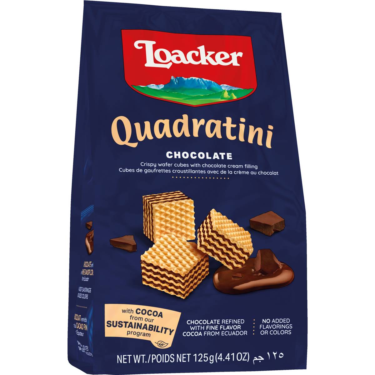 Loacker Quadratini Chocolate 125g