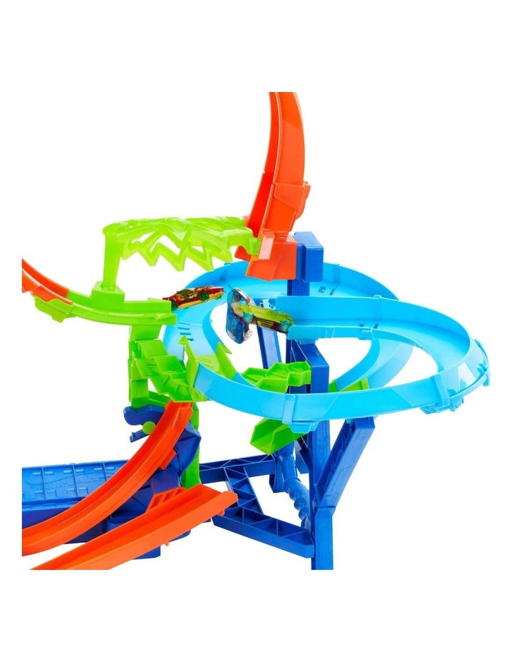 Stunt Tracks Mid-Air Crash Playset