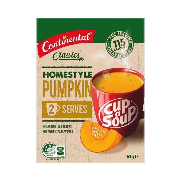 CONTINENTAL CAS HOMESTYLE SOUP Q2S:PUMPKIN:.:61 GRAM