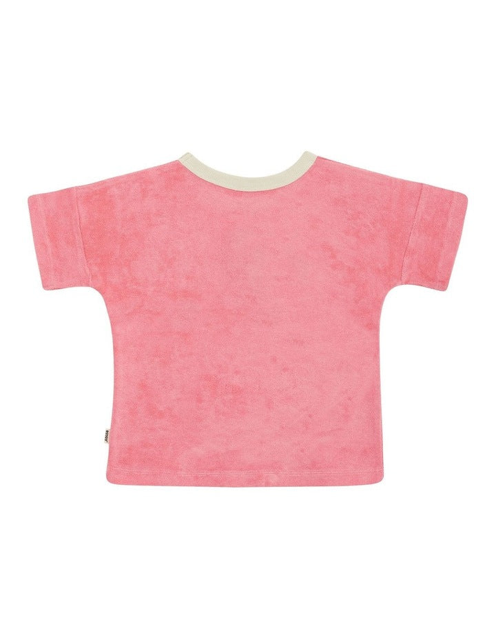 Terry Towelling Tee in Island Punch