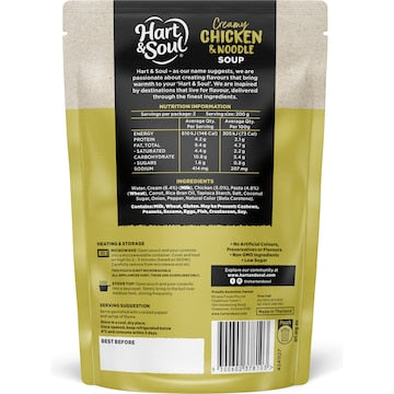 Hart & Soul Creamy Chicken & Noodle Soup 400g