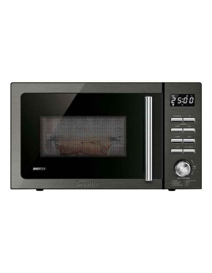 The Easy Wave Inverter 25L Stainless Steel LMO425BST2IAN1 in Black