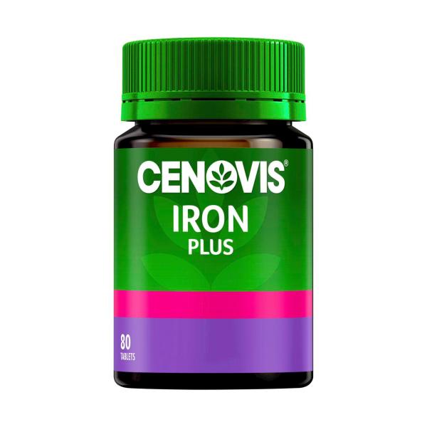 CENOVIS IRON PLUS TABLETS 80 PACK