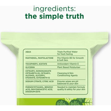 Simple Cleansing Facial Wipes 50 pack