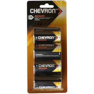 Chevron Alkaline d 4 Pack
