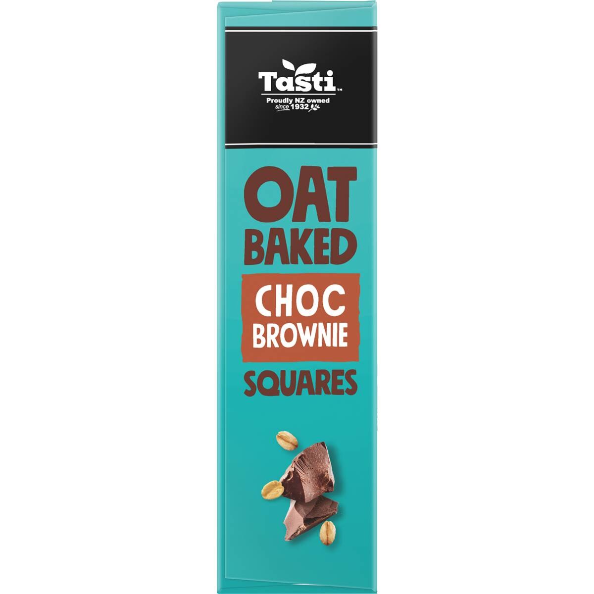 Tasti Oat Baked Squares Choc Brownie 5 Pack