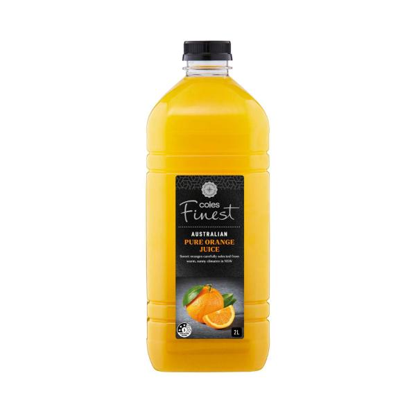 COLES FINEST ORANGE JUICE 2L